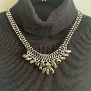 Guess silver necklace